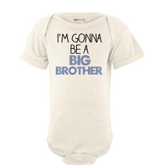 Apericots I'm Gonna Be A Big Brother Short Sleeve Bodysuit