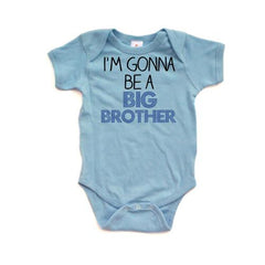 Apericots I'm Gonna Be A Big Brother Short Sleeve Bodysuit