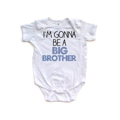 Apericots I'm Gonna Be A Big Brother Short Sleeve Bodysuit