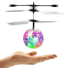 Mini Fun Kids Toy Suspended Crystal Ball Sensing Aircraft Hand