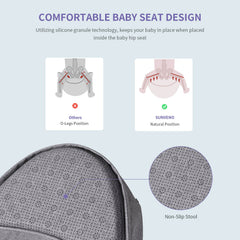 Baby Hipseat Carrier Ergonomic Reduce Waist